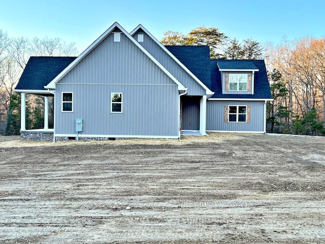 view of rear view of house