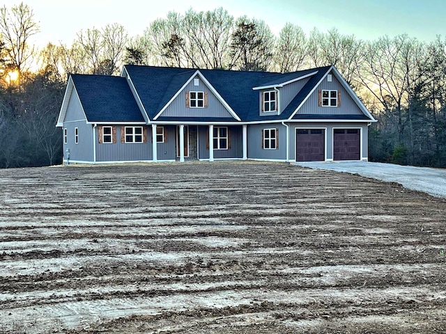 view of front of property with a porch