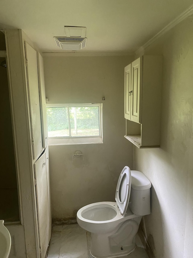 2320 Raines Dr NW, Cleveland, TN 37311 - bathroom with toilet and ornamental molding