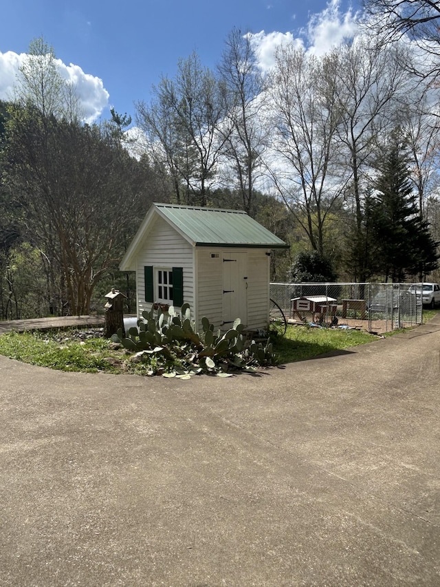 105 Hicks Adams Dr, Reliance, TN 37369 - view of shed featuring fence