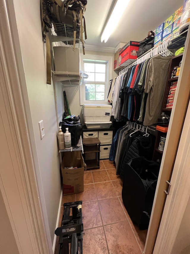 105 Hicks Adams Dr, Reliance, TN 37369 - walk in closet featuring light tile patterned flooring