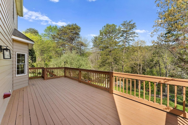 view of deck