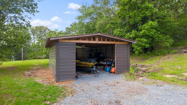 308 S Crisp Ln, Decatur, TN 37322 - view of pole building featuring a lawn