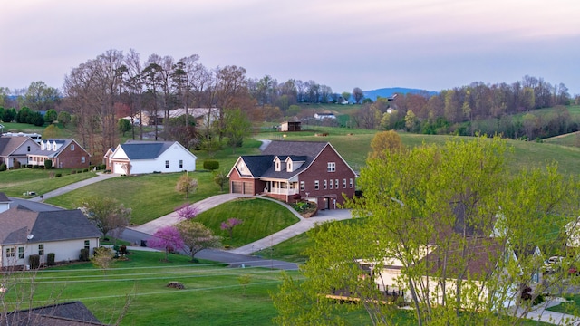 drone / aerial view