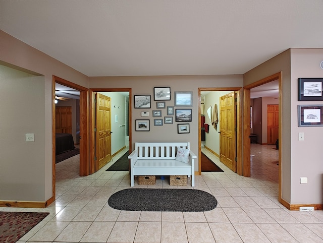 156 Pine View Ln, Copperhill, TN 37317 - hall with light tile patterned flooring