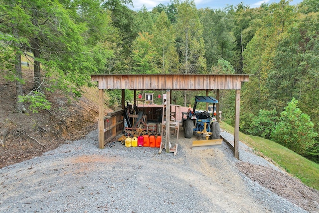 view of outbuilding