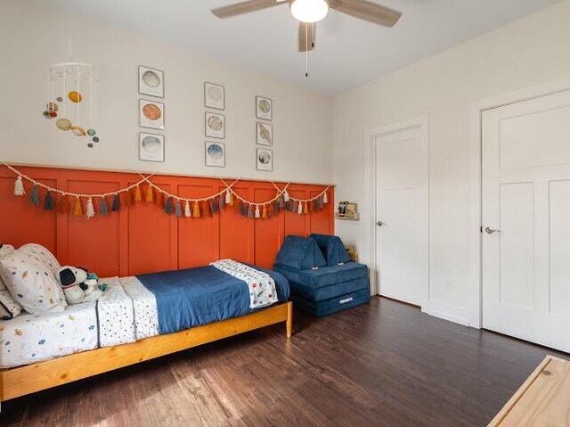 1323 Chippewa Ave SE, Cleveland, TN 37311 - bedroom with wood finished floors and ceiling fan