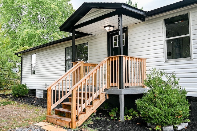 view of property entrance