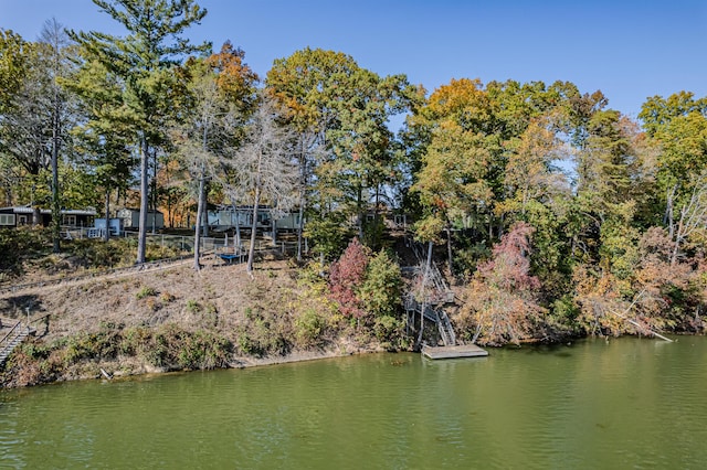 1336 Whites Creek Rd, Spring City, TN 37381 - dock with a water view and view of wooded area