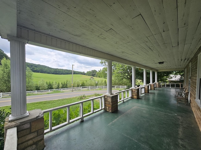 2783 No Pone Rd NW, Georgetown, TN 37336 - view of patio with a rural view
