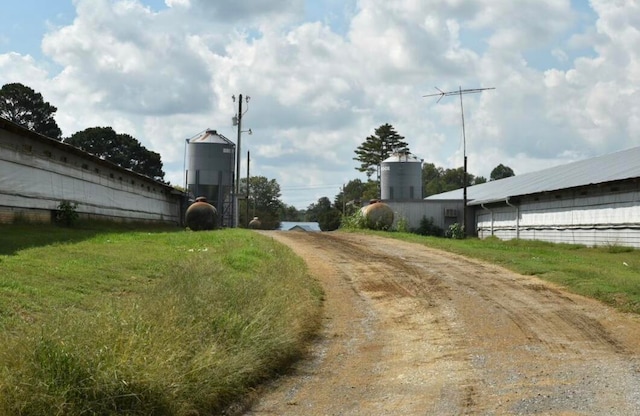 view of road