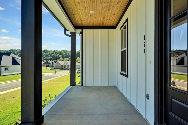 view of patio / terrace featuring covered porch