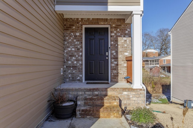 view of entrance to property