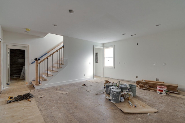 view of unfurnished living room