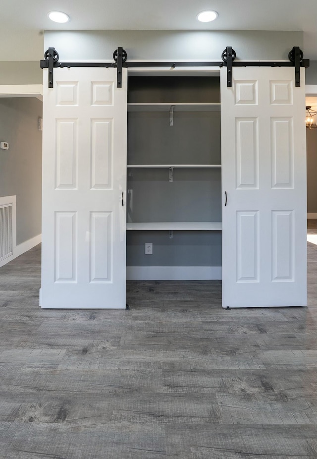 view of closet