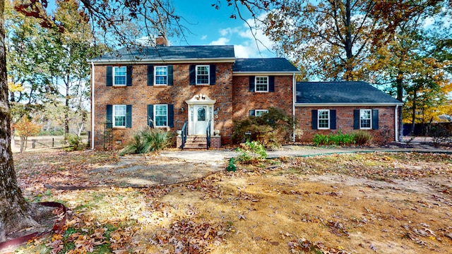 view of colonial inspired home