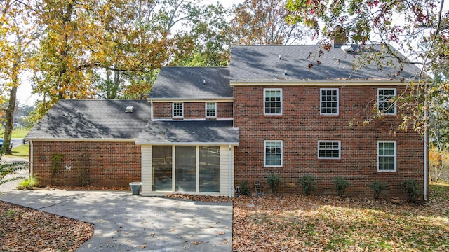 back of house featuring a patio area