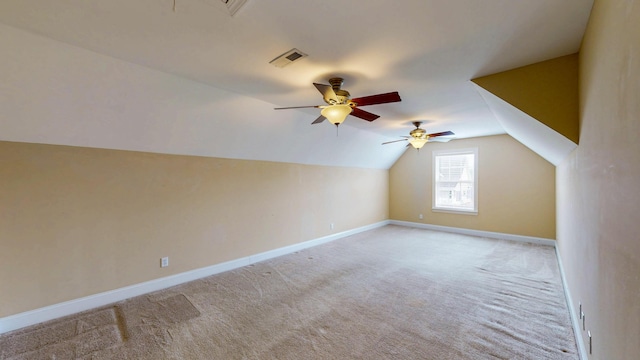 117 Windswept Dr NE, Cleveland, TN 37312 - bonus room with vaulted ceiling, light carpet, and a ceiling fan
