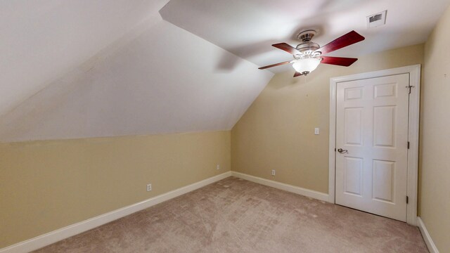 117 Windswept Dr NE, Cleveland, TN 37312 - bonus room featuring light carpet, ceiling fan, and vaulted ceiling