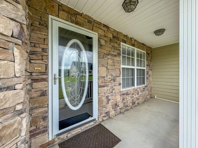 117 Windswept Dr NE, Cleveland, TN 37312 - entrance to property featuring stone siding and covered porch