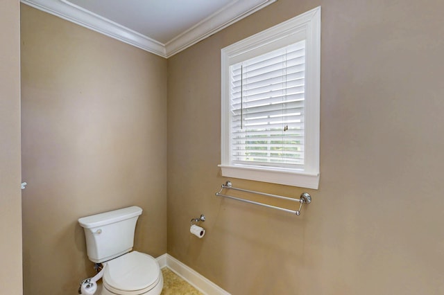 117 Windswept Dr NE, Cleveland, TN 37312 - bathroom with toilet and crown molding