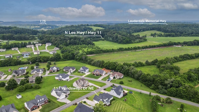 117 Windswept Dr NE, Cleveland, TN 37312 - aerial view of residential area