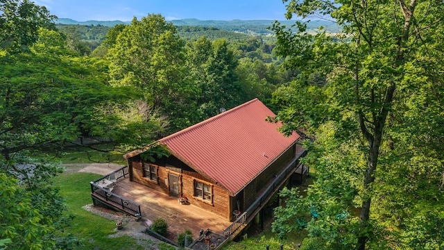 151 Townview Dr, Tellico Plains, TN 37385 - view from above of property featuring a forest