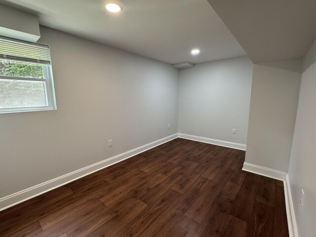 1956 Sun Hill Rd SW, Cleveland, TN 37311 - empty room featuring dark wood finished floors and recessed lighting