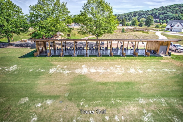 drone / aerial view