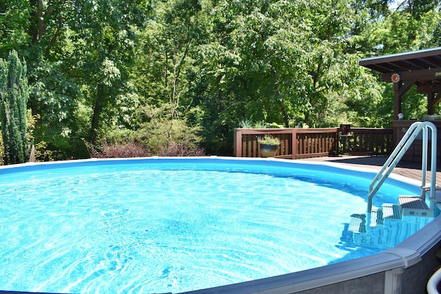1150 Pin Hook Rd, Spring City, TN 37381 - swimming pool featuring a wooden deck