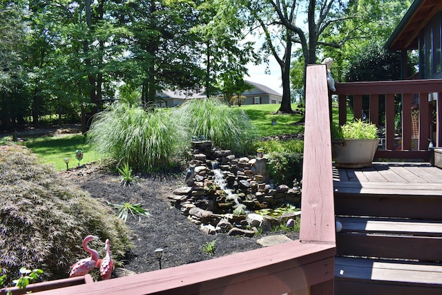 1150 Pin Hook Rd, Spring City, TN 37381 - view of yard featuring a deck