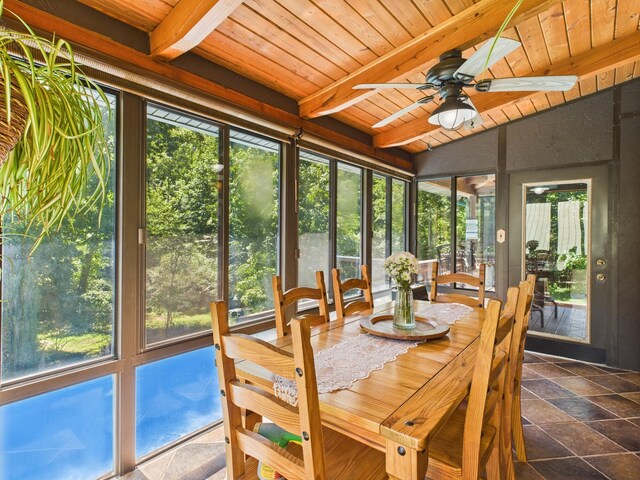 1150 Pin Hook Rd, Spring City, TN 37381 - sunroom / solarium featuring a ceiling fan and healthy amount of natural light