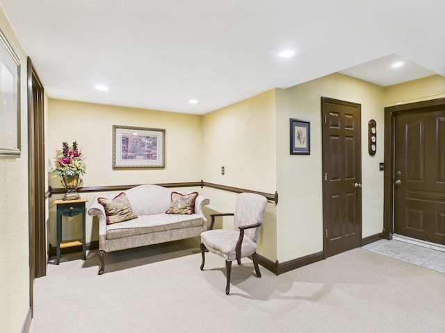 1150 Pin Hook Rd, Spring City, TN 37381 - carpeted living room with recessed lighting