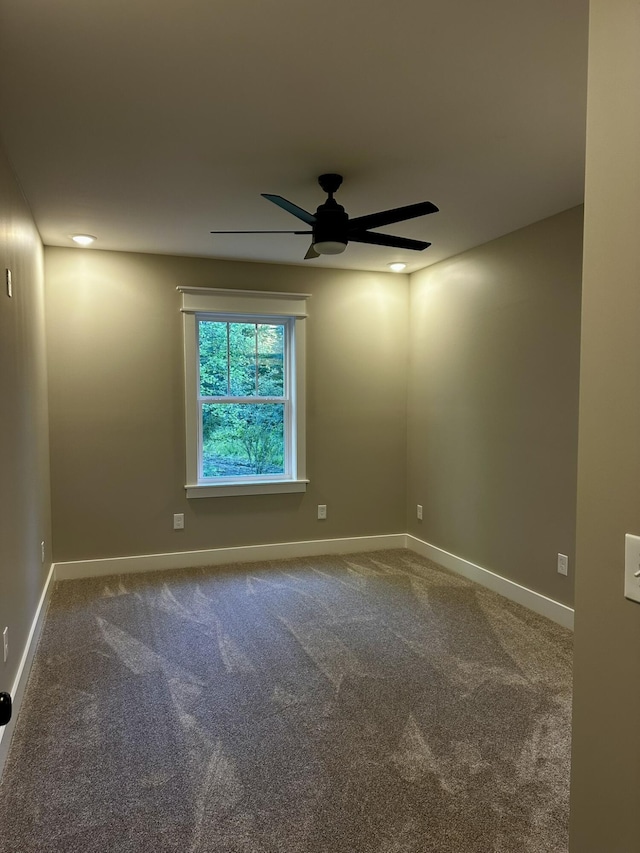 110 Dakota Dr NE, Cleveland, TN 37323 - empty room with carpet flooring, ceiling fan, and baseboards