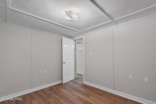 interior space with wood-type flooring