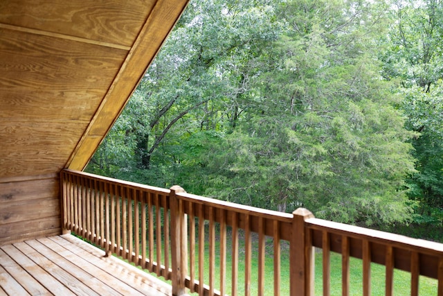 11249 Possum Trail Rd, Harrison, TN 37341 - deck with a forest view