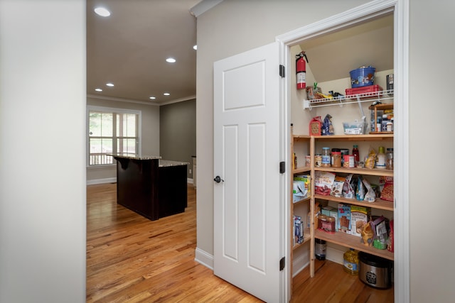 view of pantry