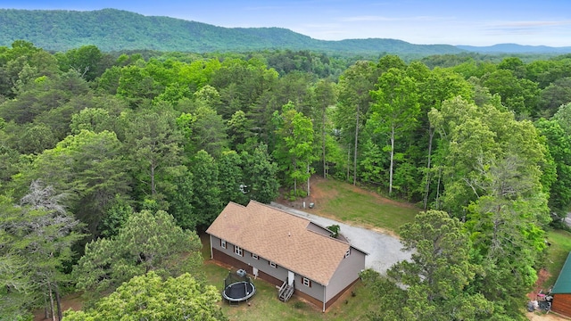 140 Croft Chapel Rd, Turtletown, TN 37391 - aerial view of property and surrounding area with a forest and mountains