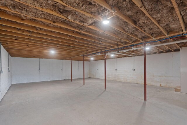 2517 No Pone Rd NW, Georgetown, TN 37336 - view of unfinished basement