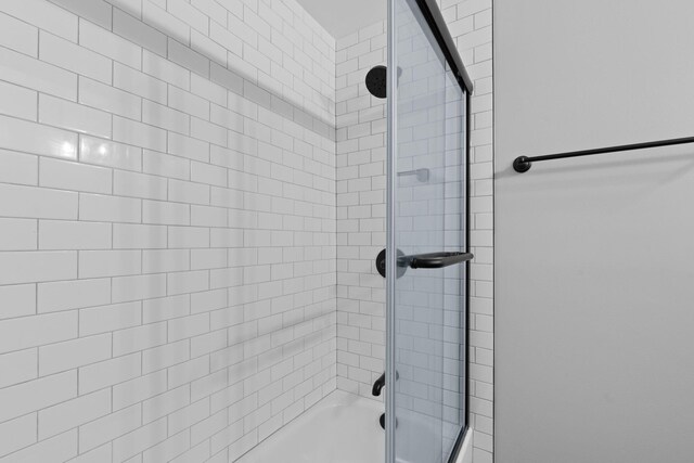 2517 No Pone Rd NW, Georgetown, TN 37336 - full bathroom featuring bath / shower combo with glass door