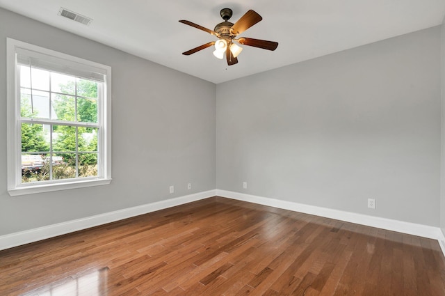 1010 Bradford Pl, Cohutta, GA 30710 - unfurnished room featuring baseboards, wood finished floors, and ceiling fan