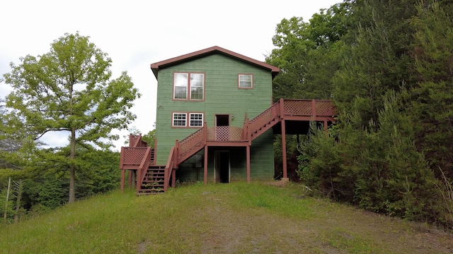 view of rear view of property