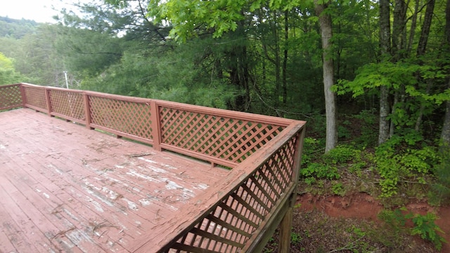 view of deck