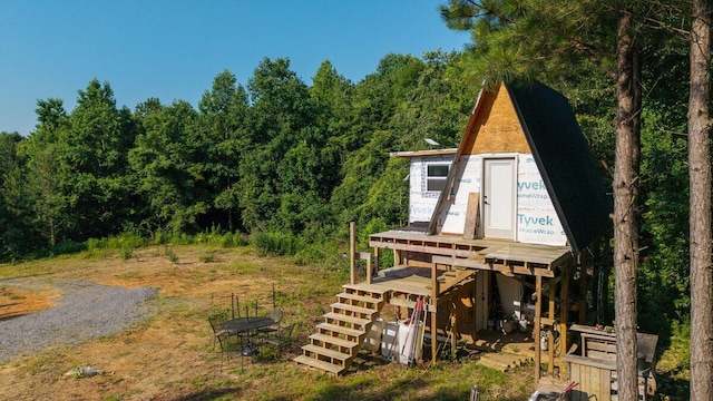 629 Mcdowell Ln, Decatur, TN 37322 - view of outbuilding featuring stairway