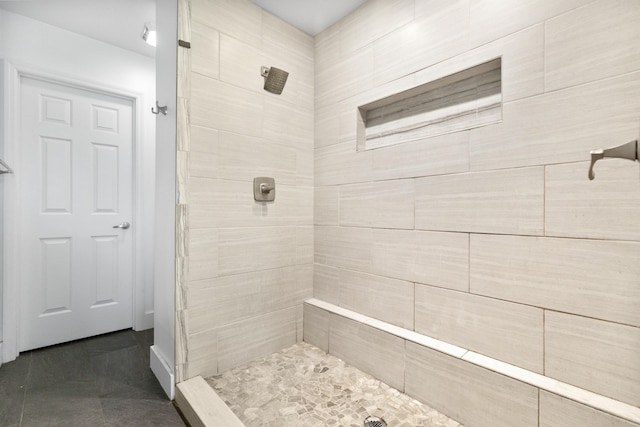 6706 Willow Trace Dr, Chattanooga, TN 37421 - full bath with tiled shower and tile patterned floors