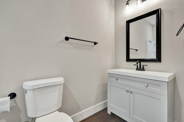 2028 Blythe Ave SE, Cleveland, TN 37311 - half bathroom featuring vanity and wood finished floors
