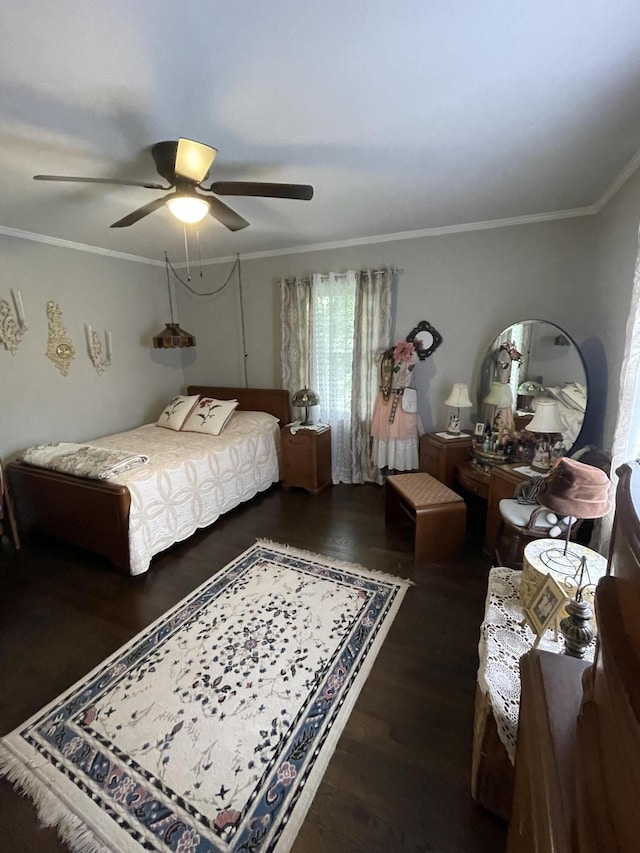 4010 Elm Ln NE, Cleveland, TN 37312 - bedroom featuring wood finished floors, ceiling fan, and crown molding