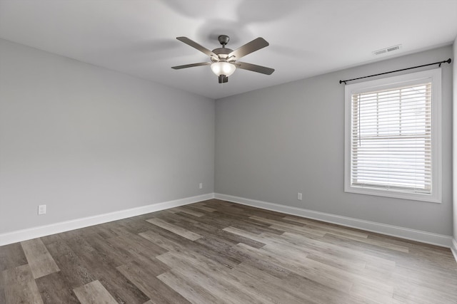 9614 Mulberry Gap Way, Ooltewah, TN 37363 - unfurnished room featuring ceiling fan and wood finished floors