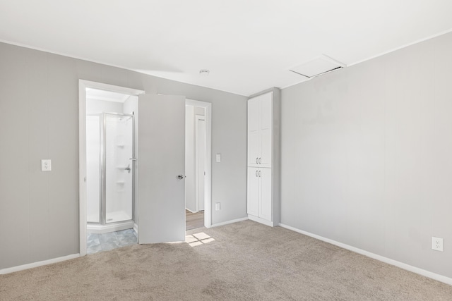 1704 Georgetown Rd NW, Cleveland, TN 37311 - unfurnished bedroom featuring light carpet, baseboards, and ensuite bath