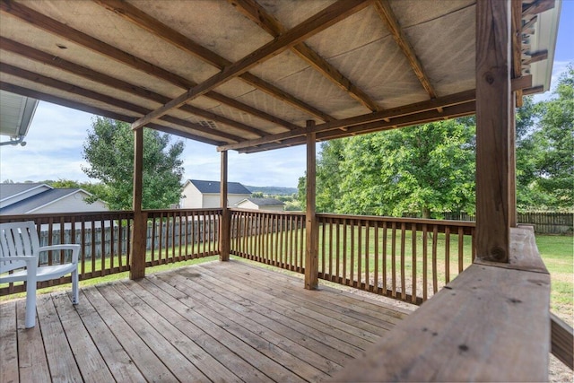 242 Mulberry Ln NE, Cleveland, TN 37312 - wooden deck featuring a lawn